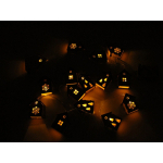 Елочная гирлянда с лампочками Зимняя сказка деревянная, натуральный, фото 2