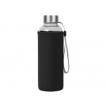 Бутылка для воды Pure c чехлом, 420 мл, черный, фото 3
