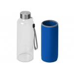 Бутылка для воды Pure c чехлом, 420 мл, синий, фото 2