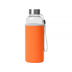 Бутылка для воды Pure c чехлом, 420 мл, оранжевый, фото 3