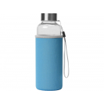 Бутылка для воды Pure c чехлом, 420 мл, голубой, фото 3