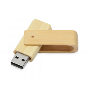 USB-флешка 2.0 на 16 Гб Eco, наутральный, бамбук - купить оптом