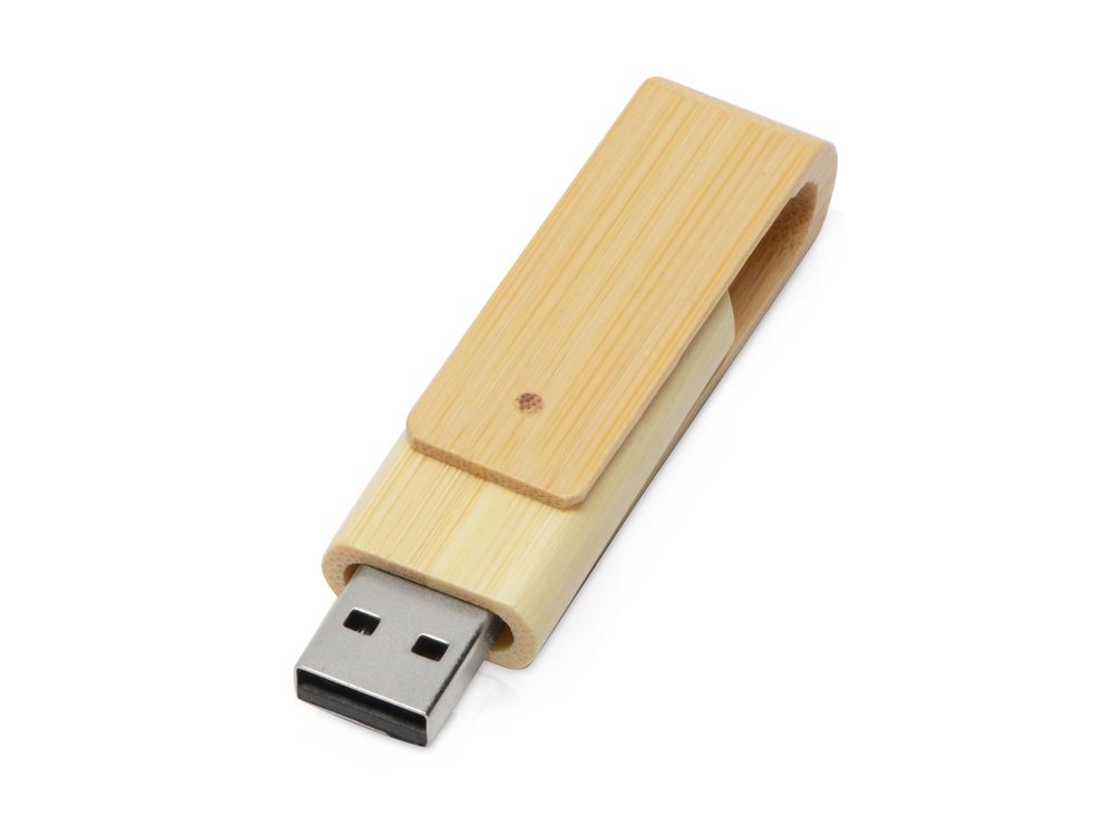 USB-флешка 2.0 на 16 Гб Eco, наутральный, бамбук - купить оптом