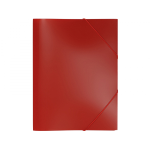 Папка формата А4 на резинке, красный - купить оптом