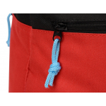 Рюкзак Chap с люверсом из полиэстера (600D), черный/красный, фото 3