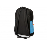 Рюкзак Chap с люверсом из полиэстера (600D), черный/голубой, фото 1