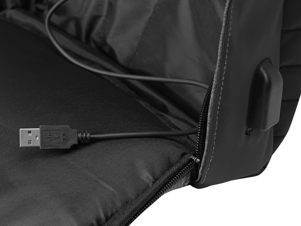 Противокражный рюкзак Comfort для ноутбука 15'', серый/черный - купить оптом