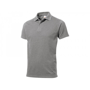 Рубашка поло First 2.0 мужская, серый меланж - купить оптом