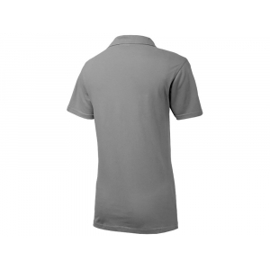 Рубашка поло First 2.0 мужская, серый меланж - купить оптом