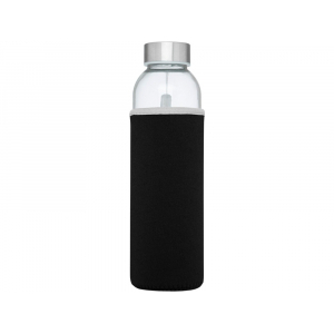 Спортивная бутылка Bodhi из стекла объемом 500 мл, черный - купить оптом