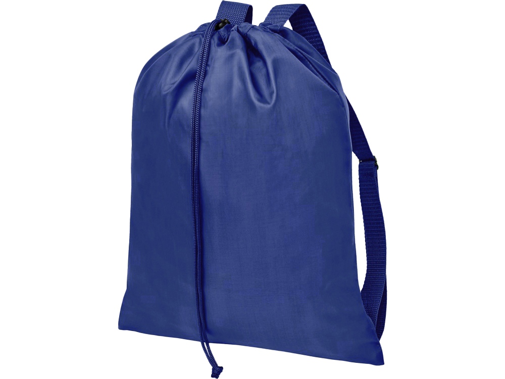Рюкзак со шнурком и затяжками Oriole, синий - купить оптом