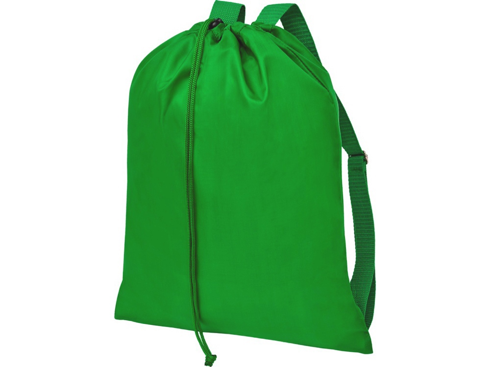 Рюкзак со шнурком и затяжками Oriole, зеленый - купить оптом