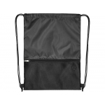 Сетчастый рюкзак со шнурком Oriole, черный, фото 1