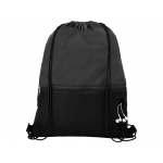 Сетчастый рюкзак со шнурком Oriole, черный, фото 3