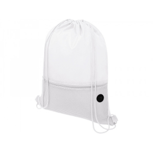 Сетчастый рюкзак со шнурком Oriole, белый - купить оптом