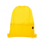 Сетчастый рюкзак со шнурком Oriole, желтый, фото 1