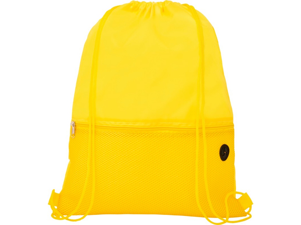 Сетчастый рюкзак со шнурком Oriole, желтый - купить оптом