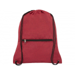 Складной рюкзак со шнурком Hoss, heather dark red, темно-красный, фото 2