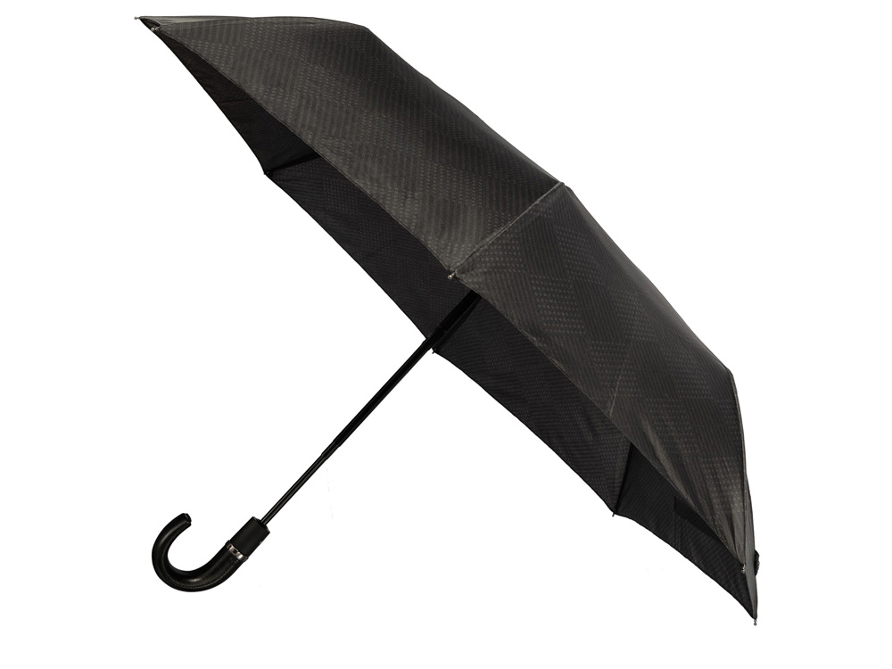 Складной зонт Horton Black - Cerruti 1881, черный - купить оптом