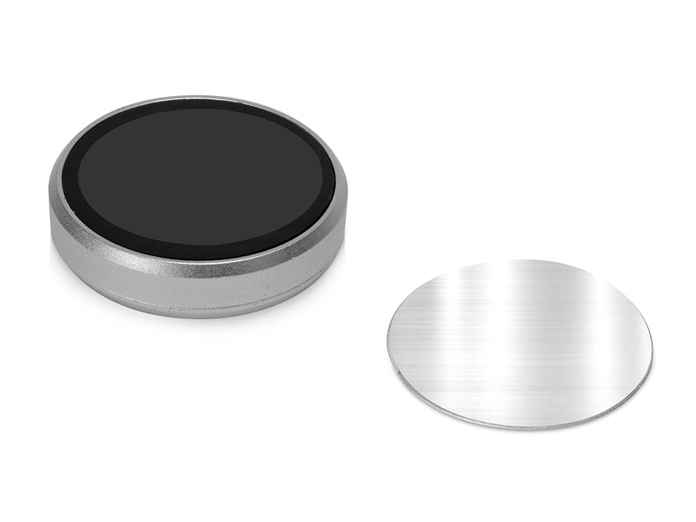 Магнитный держатель для телефона Magpin mini, черный/стальной, серебристый - купить оптом