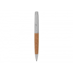 Ручка металлическая шариковая Cask, хром/бамбук, фото 1