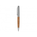 Ручка металлическая шариковая Cask, хром/бамбук, фото 2
