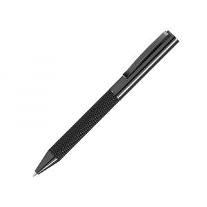 Ручка металлическая шариковая из сетки MESH, стальной/черный, оружейной стали - купить оптом