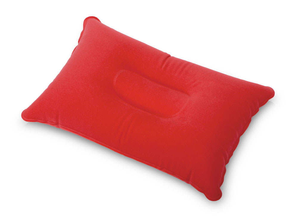 Набор для путешествия с прямоугольной подушкой Cloud, красный - купить оптом