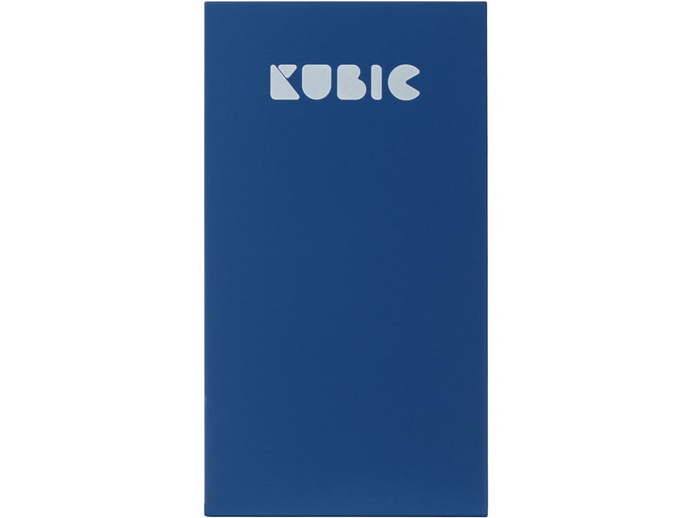 Внешний аккумулятор Kubic PB10X Blue, 10 000 мАч, Soft-touch, синий - купить оптом