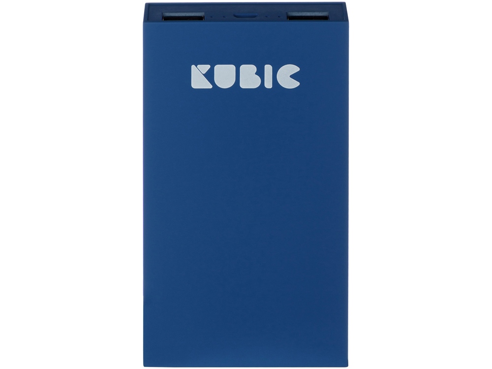 Внешний аккумулятор Kubic PB10X Blue, 10 000 мАч, Soft-touch, синий - купить оптом