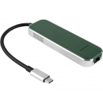 Хаб USB Rombica Type-C Chronos Green, зеленый, фото 2