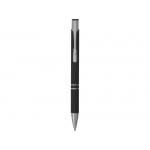 Ручка металлическая шариковая Legend Gum софт-тач, черный, фото 1