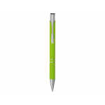Ручка металлическая шариковая Legend Gum софт-тач, зеленое яблоко, фото 1