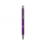 Ручка металлическая шариковая Legend Gum софт-тач, фиолетовый, фото 1