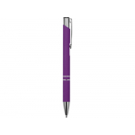 Ручка металлическая шариковая Legend Gum софт-тач, фиолетовый, фото 2
