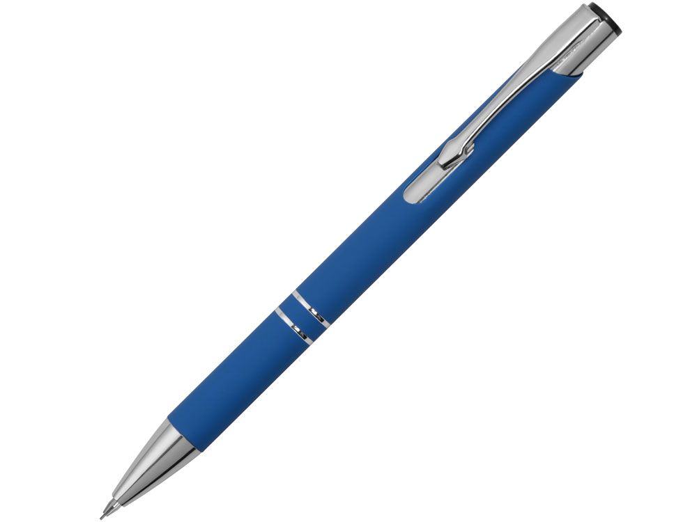 Механический карандаш Legend Pencil софт-тач 0.5 мм, синий - купить оптом