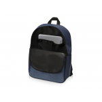 Рюкзак Merit со светоотражающей полосой и отделением для ноутбука 15.6'', синий/светло-синий, фото 2