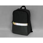Рюкзак Merit со светоотражающей полосой и отделением для ноутбука 15.6'', синий/светло-синий, фото 3