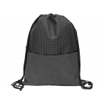 Рюкзак-мешок Reflex со светоотражающим эффектом, серый, фото 1