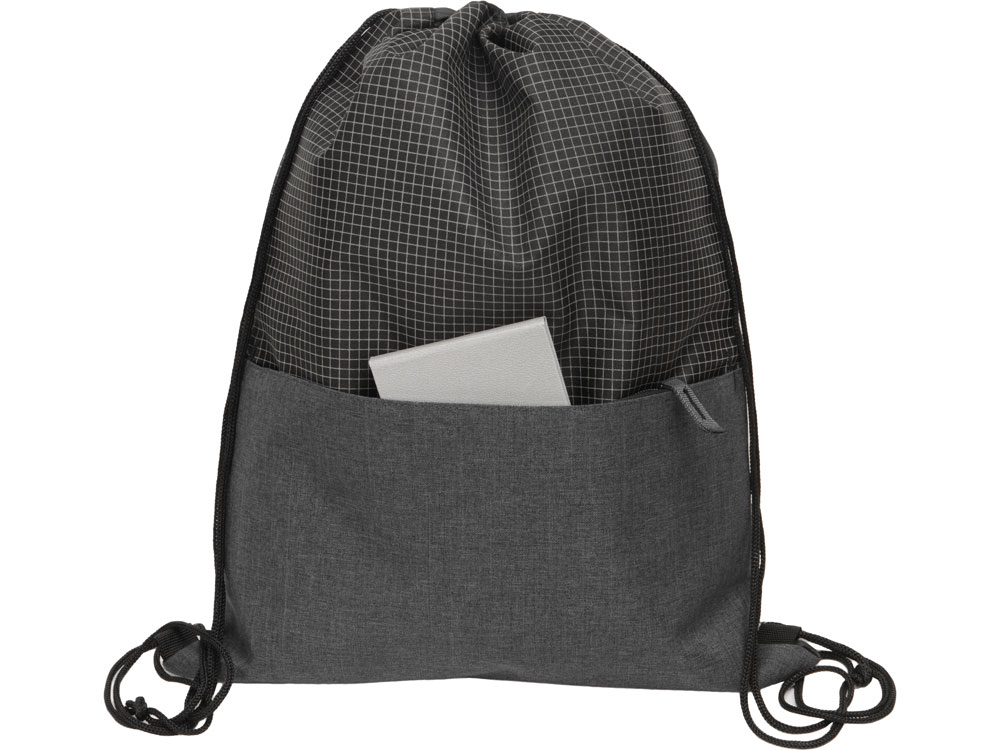 Рюкзак-мешок Reflex со светоотражающим эффектом, серый - купить оптом