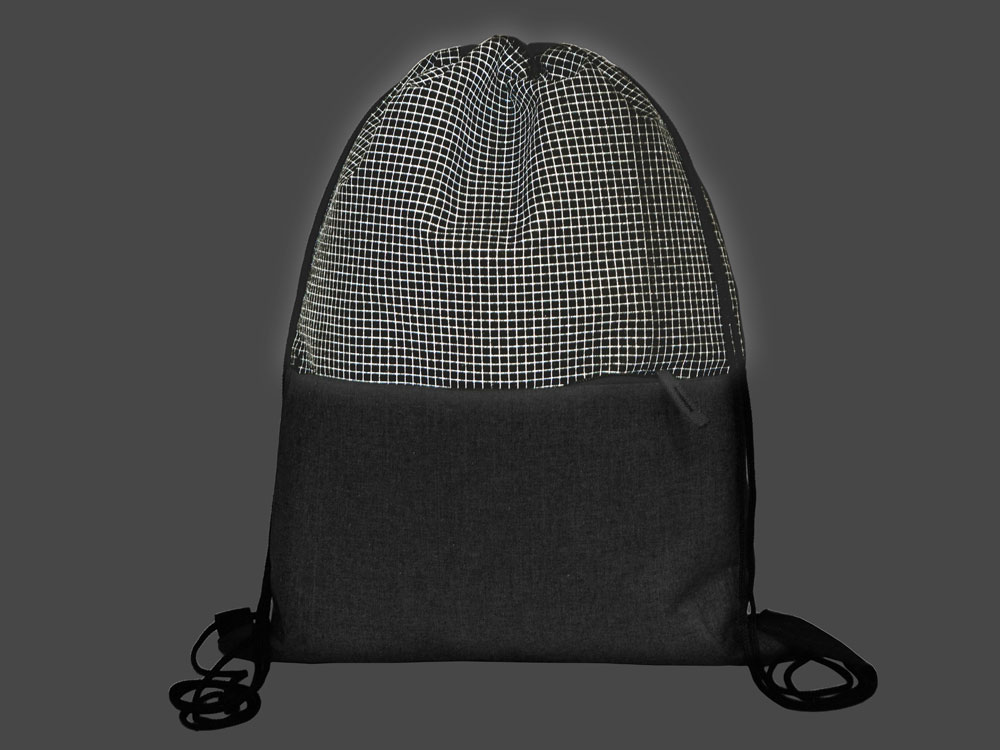 Рюкзак-мешок Reflex со светоотражающим эффектом, серый - купить оптом