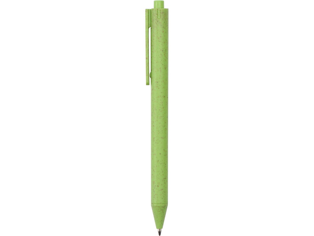 Ручка шариковая Pianta из пшеничной соломы, зеленый - купить оптом