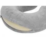 Подушка Basic из микрофибры с эффектом памяти U-shape, серый, фото 2