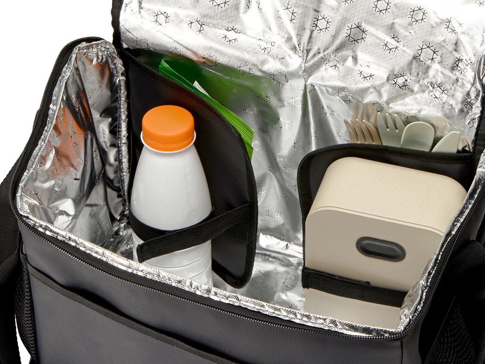 Раскладывающаяся сумка-холодильник Cool, черный - купить оптом