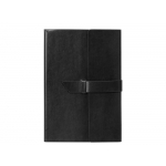 Бизнес-блокнот А5 с клапаном Fabrizio, 80 листов, черный, фото 3