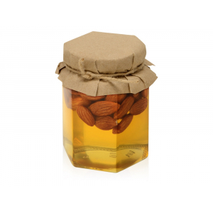 Сувенирный набор Мед с миндалем 250 гр - купить оптом