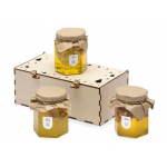 Подарочный набор Trio honey, натуральный