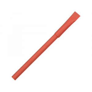 Ручка картонная с колпачком Recycled, красный (Р) - купить оптом
