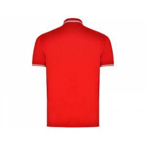 Рубашка поло Montreal мужская, красный/белый - купить оптом