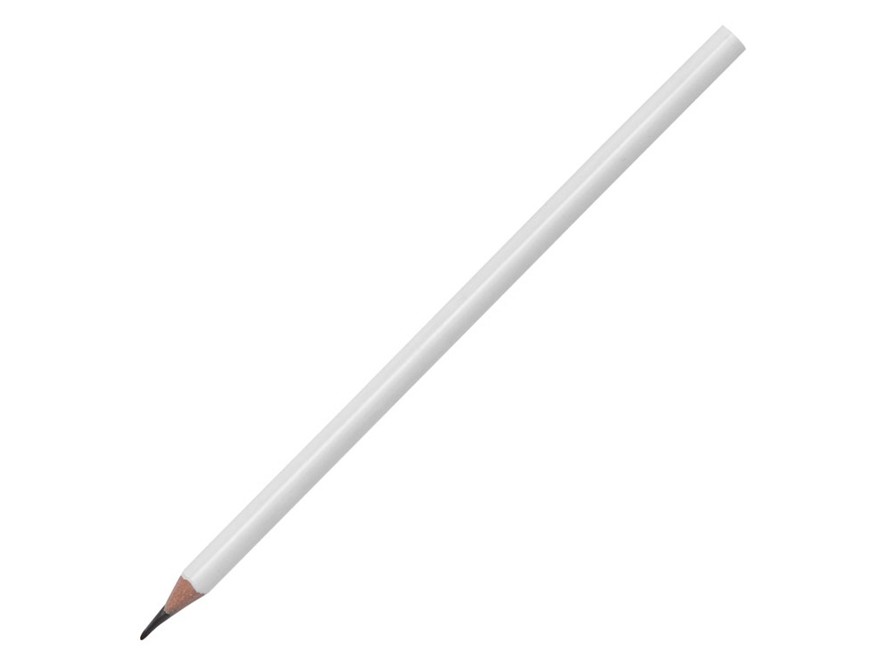 Трехгранный карандаш Conti из переработанных контейнеров, белый - купить оптом